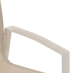 Ensemble table de jardin extensible AXIOME + 12 fauteuils AXANT Argile