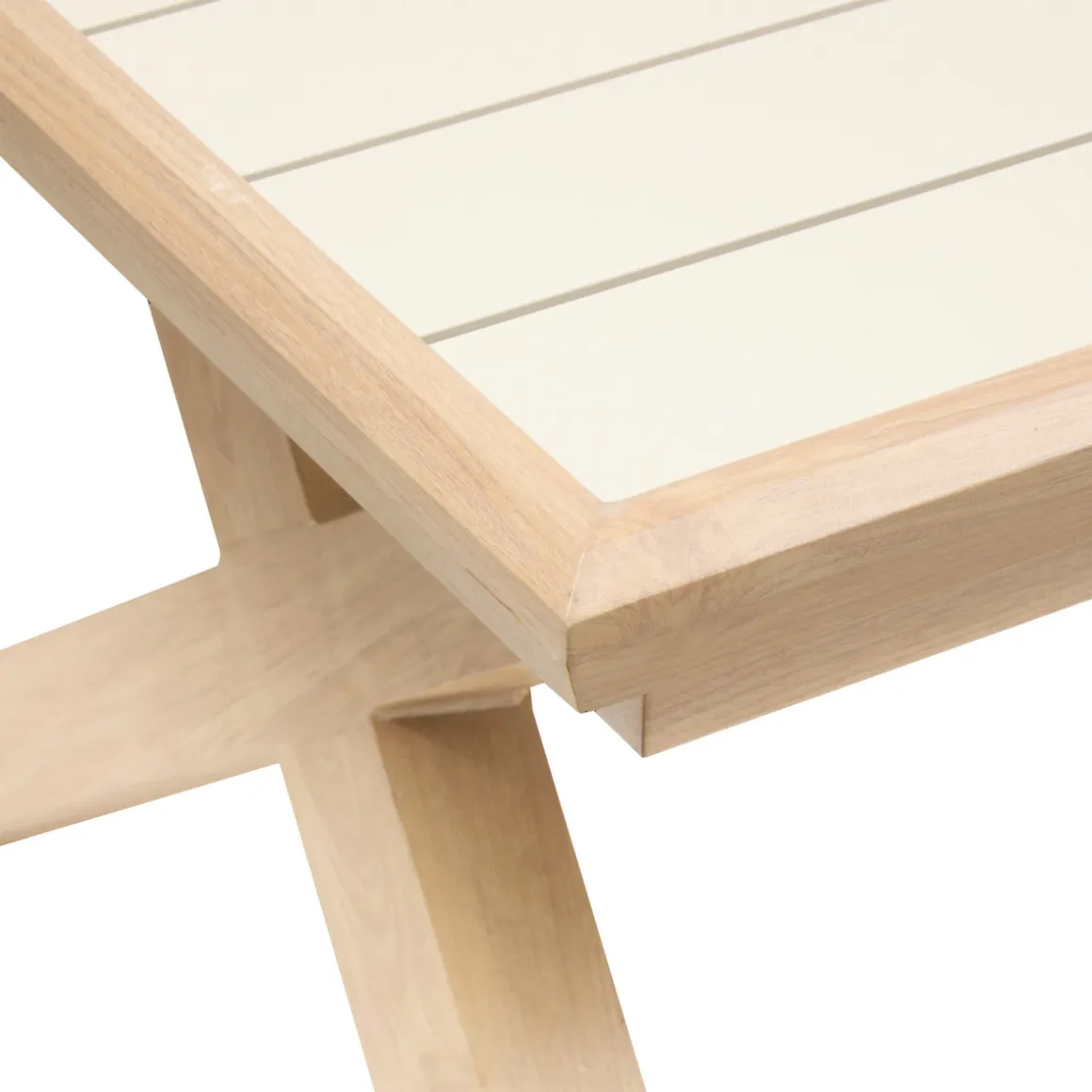Ensemble table de jardin extensible AXIOME + 12 fauteuils ESSENTIA Argile