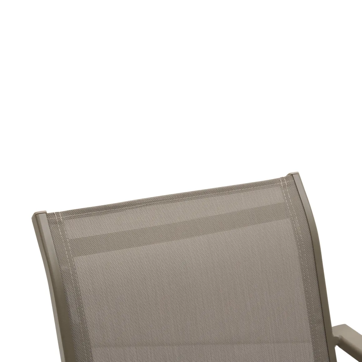 Ensemble table de jardin extensible LUZANE + 12 fauteuils ESSENTIA Argile & Café