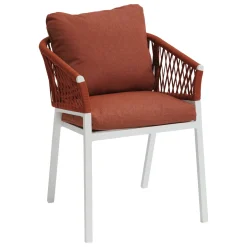 Ensemble table de jardin + 8 fauteuils ORIENGO Acacia / Graphite