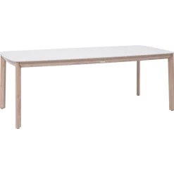 Ensemble table de jardin NELORA + 8 fauteuils MYLORE Miel