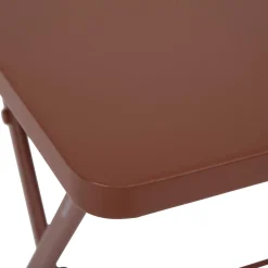 Ensemble table de jardin pliante carrée + 2 chaises GREENSBORO Acajou