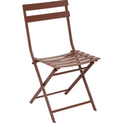 Ensemble table de jardin pliante carrée + 2 chaises GREENSBORO Acajou