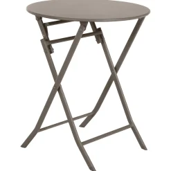 Ensemble table de jardin pliante ronde + 2 chaises GREENSBORO Tonka