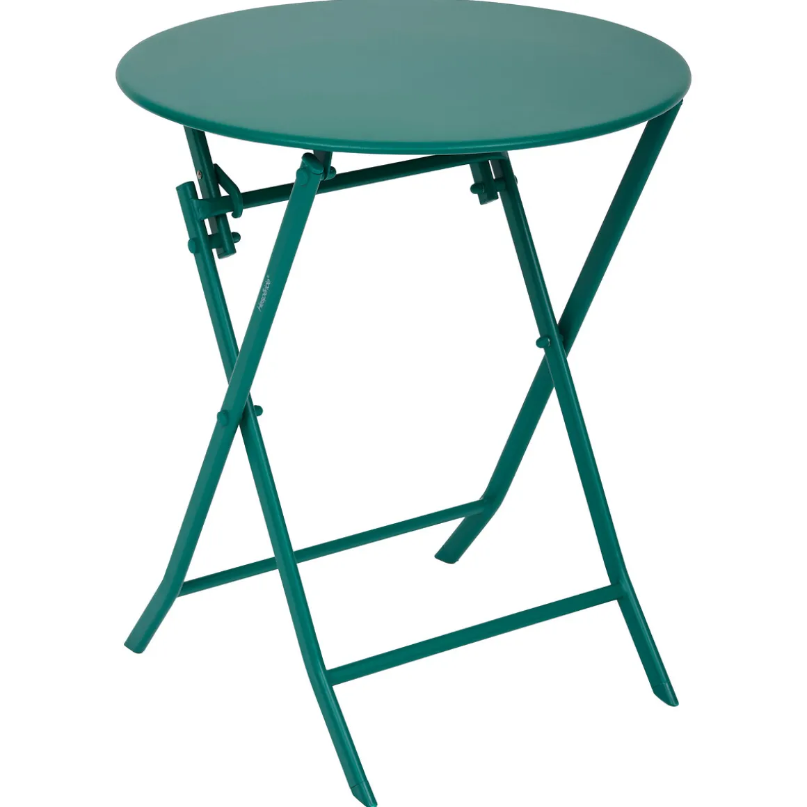 Ensemble table de jardin pliante ronde + 2 chaises GREENSBORO Opale