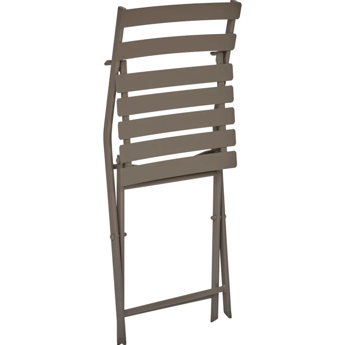 Ensemble table de jardin pliante ronde + 2 chaises GREENSBORO Café