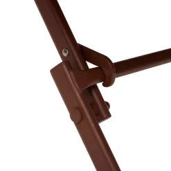 Ensemble table de jardin pliante rectangle + 4 chaises GREENSBORO Acajou