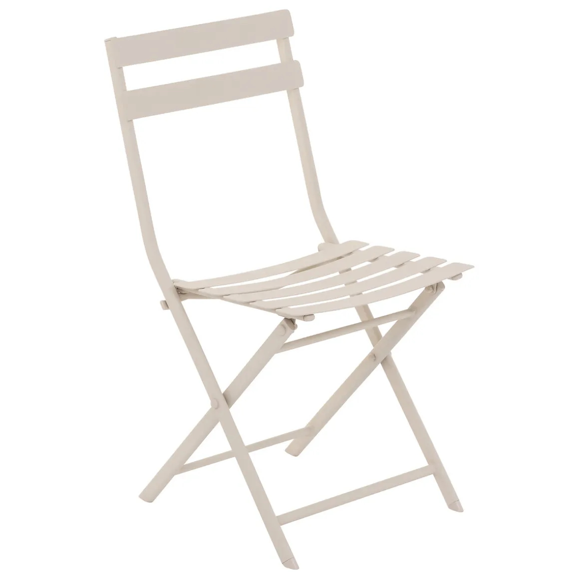 Ensemble table de jardin rectangle + 6 chaises empilables GREENSBORO Argile