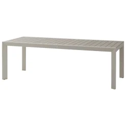 Ensemble table de jardin ÉVASION + 8 fauteuils ESSENTIA Lin & Argile