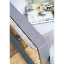 Fauteuil à bascule FELINIO Gris