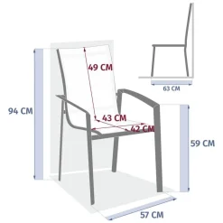Fauteuil de jardin AXANT Datte / Café