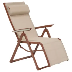 Fauteuil de jardin DECIMA Lin / Acajou