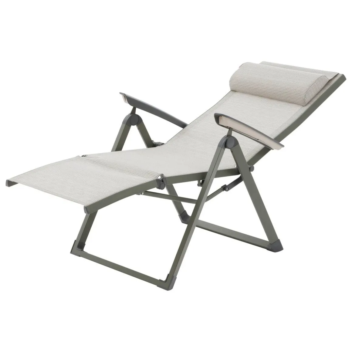 Fauteuil de jardin DECIMA Vert olive / Vert laurier