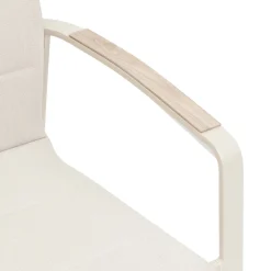 Fauteuil de jardin empilable DIESE Ivoire & Argile