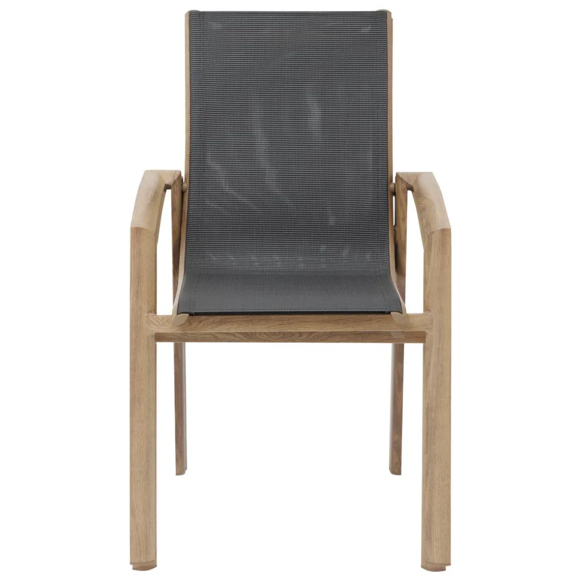 Fauteuil de jardin empilable AXANT Gris poivre / Honey