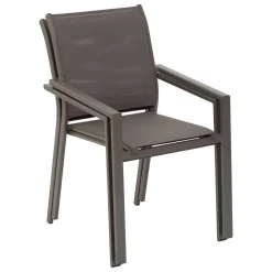 Fauteuil de jardin empilable ESSENTIA Wengé / Praline