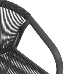 Fauteuil de jardin empilable RIU Anthracite & Graphite
