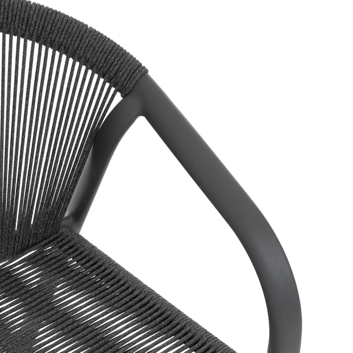 Fauteuil de jardin empilable RIU Anthracite & Graphite
