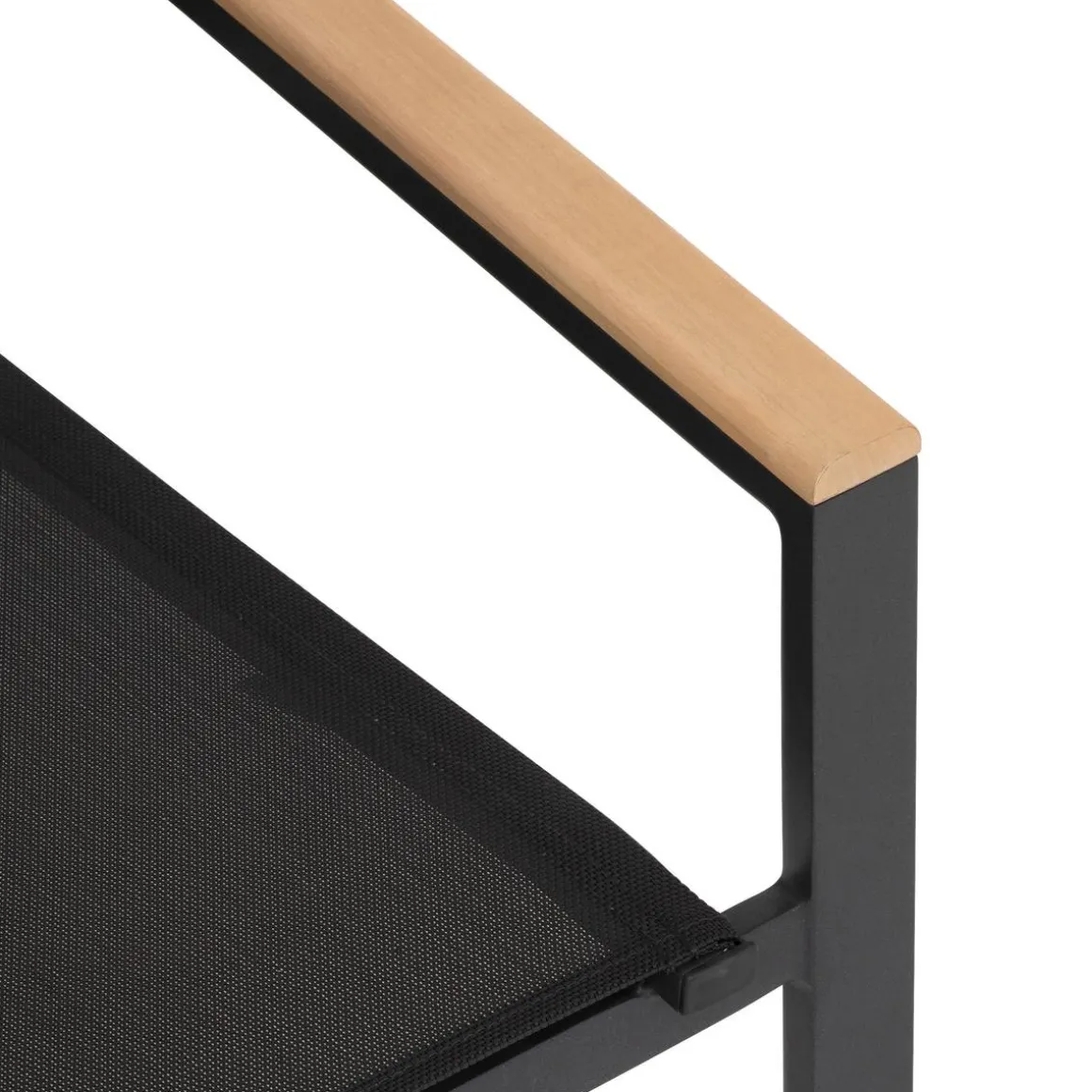 Fauteuil de jardin empilable ESSENTIA Anthracite, Graphite & Acacia
