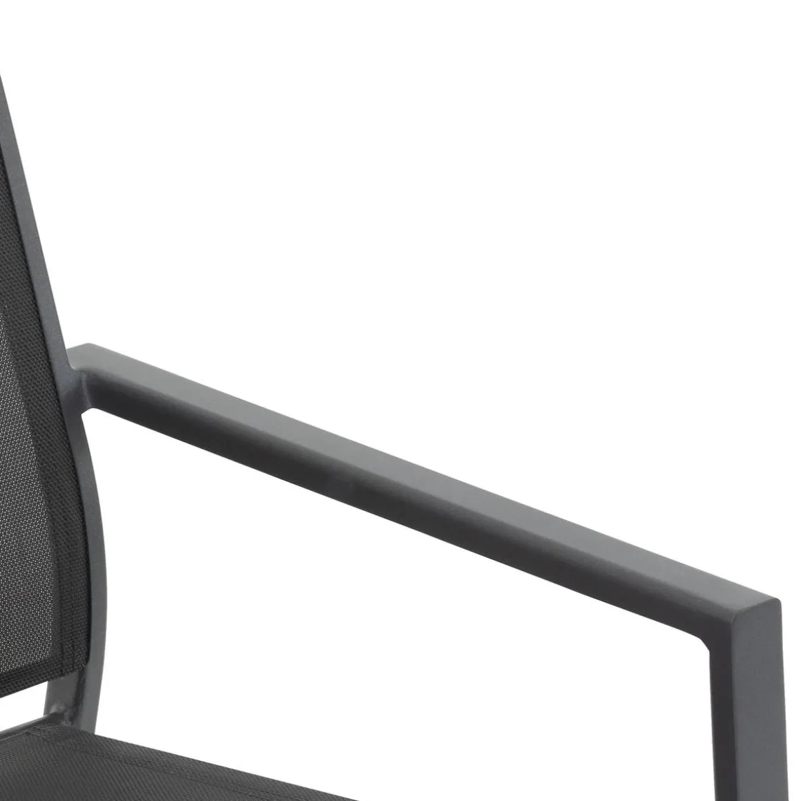Fauteuil de jardin empilable ESSENTIA Anthracite / Graphite
