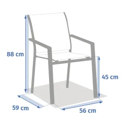 Fauteuil de jardin ESSENTIA Vert laurier