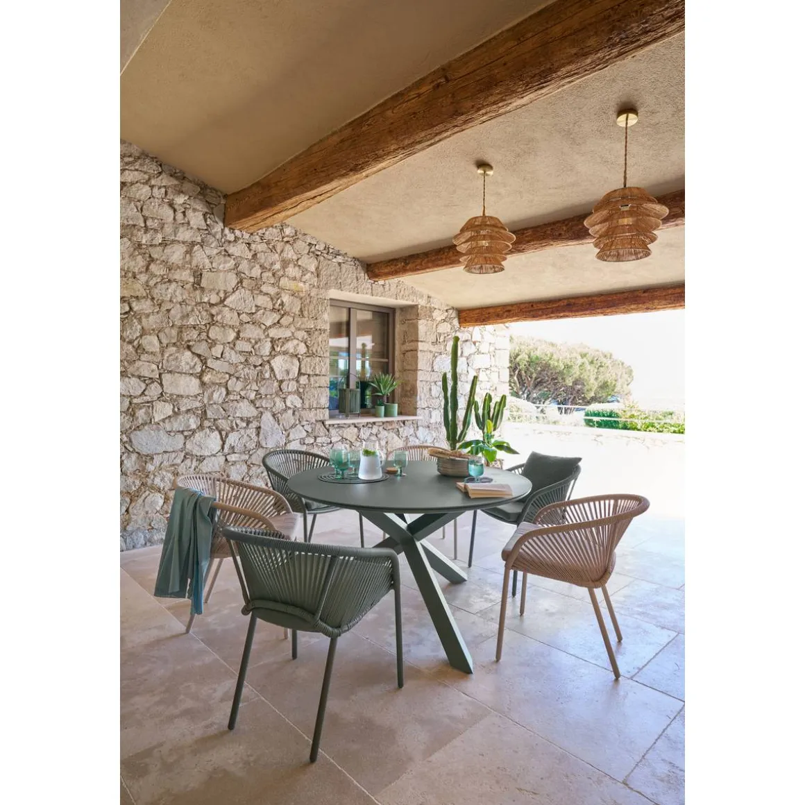 Fauteuil de jardin ORYON Argile