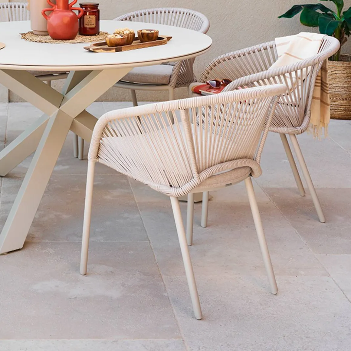 Fauteuil de jardin ORYON Argile