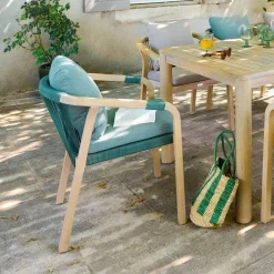 Fauteuil de jardin PAPOUASIE Vert olive