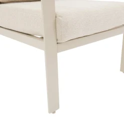 Fauteuil de salon de jardin LUZANE Argile