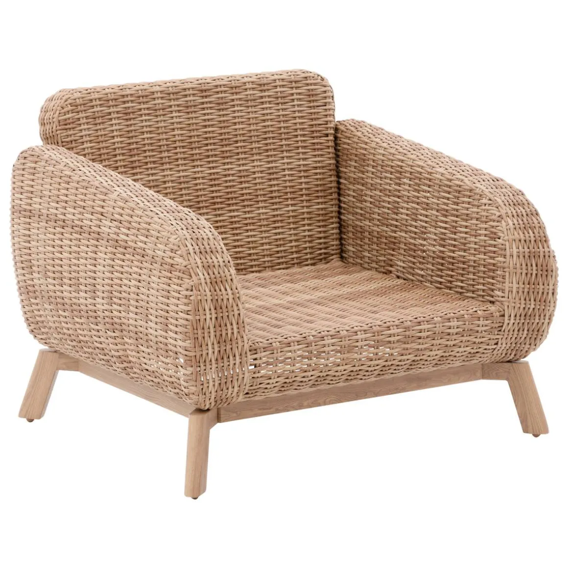 Fauteuil de salon de jardin MANISSA Beige