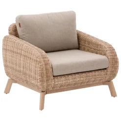 Fauteuil de salon de jardin MANISSA Beige