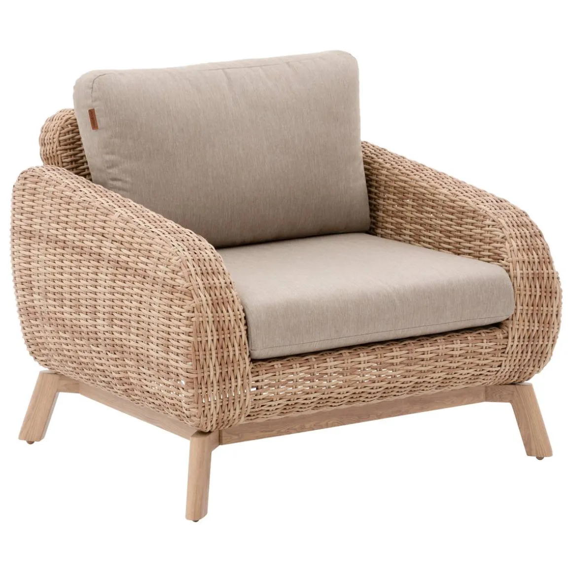Fauteuil de salon de jardin MANISSA Beige