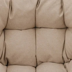 Fauteuil de salon de jardin MELOANE Beige