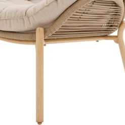 Fauteuil de salon de jardin MELOANE Beige