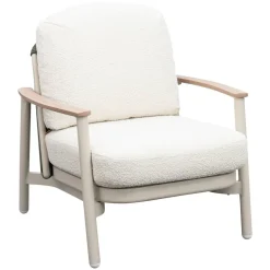 Fauteuil de salon de jardin MYLORE Argile