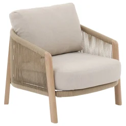 Fauteuil de salon de jardin NELORA Beige