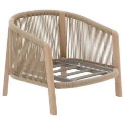 Fauteuil de salon de jardin NELORA Beige