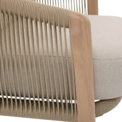 Fauteuil de salon de jardin NELORA Beige