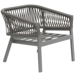 Fauteuil de salon de jardin ORIENGO Anthracite & Graphite