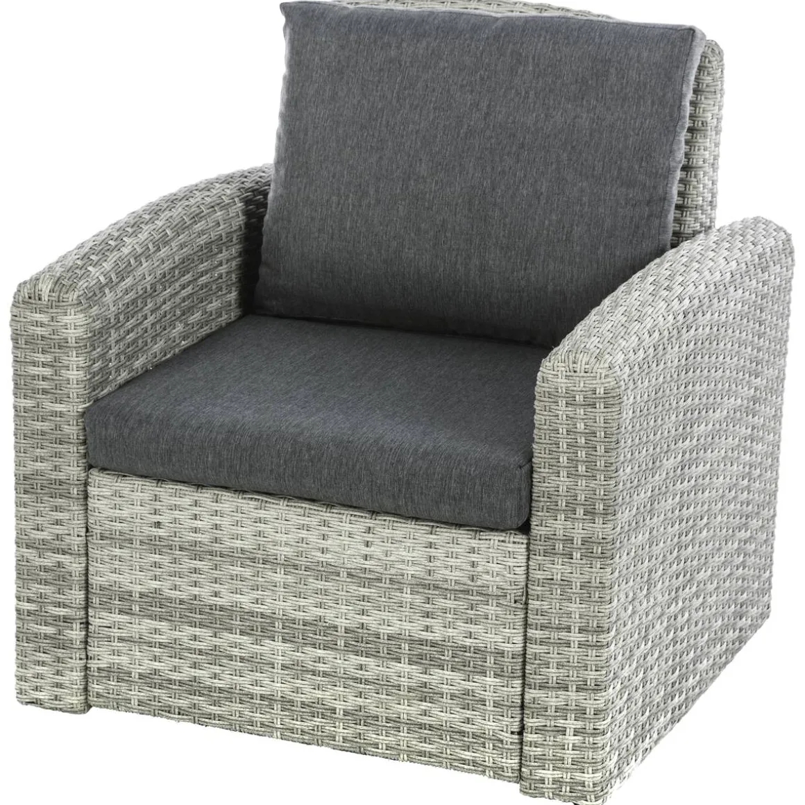 Fauteuil de salon de jardin POLYNÉSIA Havane