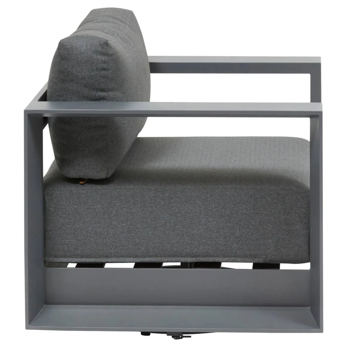 Fauteuil de salon de jardin rotatif ALLURE Gris / Graphite