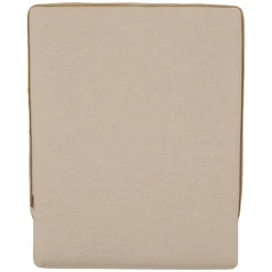 Fauteuil de salon de jardin rotatif ALLURE Beige / Acajou
