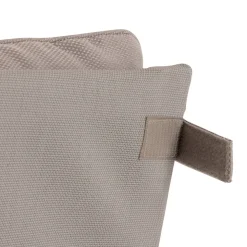 Fauteuil relax de jardin LAMBINIO Blanc & Gris clair