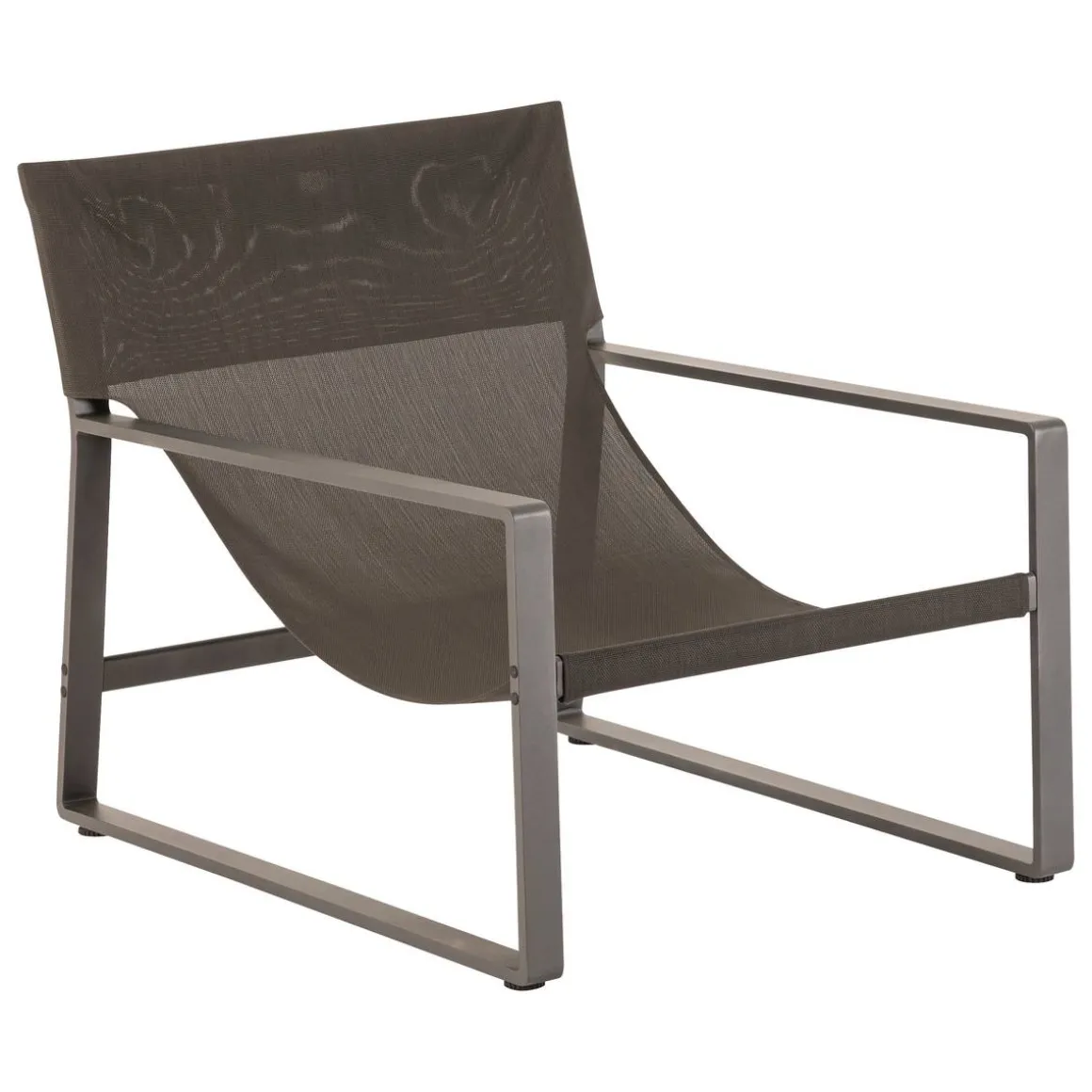 Fauteuil relax de jardin LAMBINIO Graphite & Gris foncé