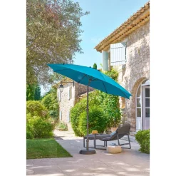Fauteuil relax de jardin LAMBINIO Graphite & Gris foncé