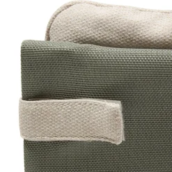 Fauteuil relax de jardin LAMBINIO Beige / Vert laurier