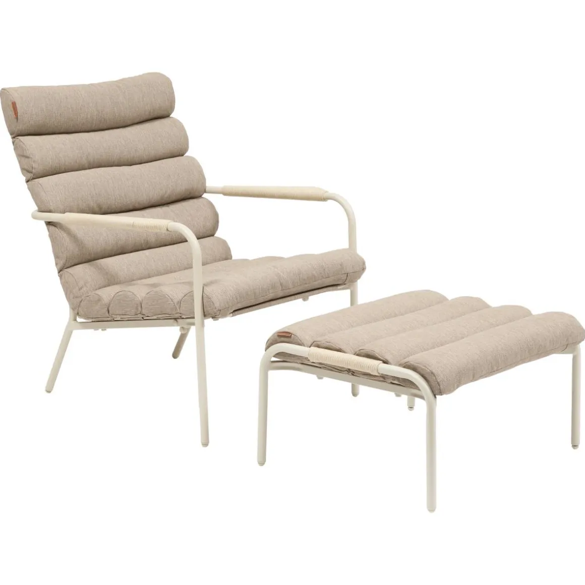 Fauteuil relax de jardin SOLANI Argile