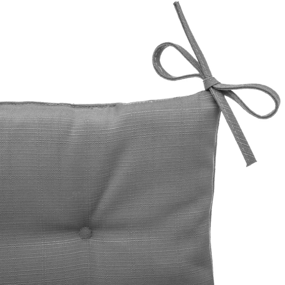 Galette de chaise carrée 4 points KORAI Ardoise