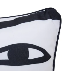 Housse de coussin d'extérieur carré NOLAN Blanc