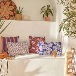 Housse de coussin d'extérieur LAHNA Terracotta
